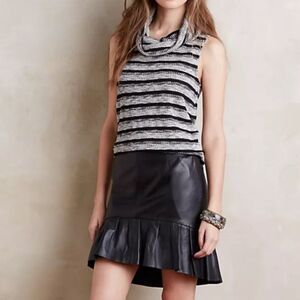 Anthropologie Dolan Left Coast Cowl Neck Striped Charente Knit Tank in Size XS